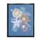 Stupell Industries Joy Nautical Holiday Seashells Framed Floater Canvas Wall Art